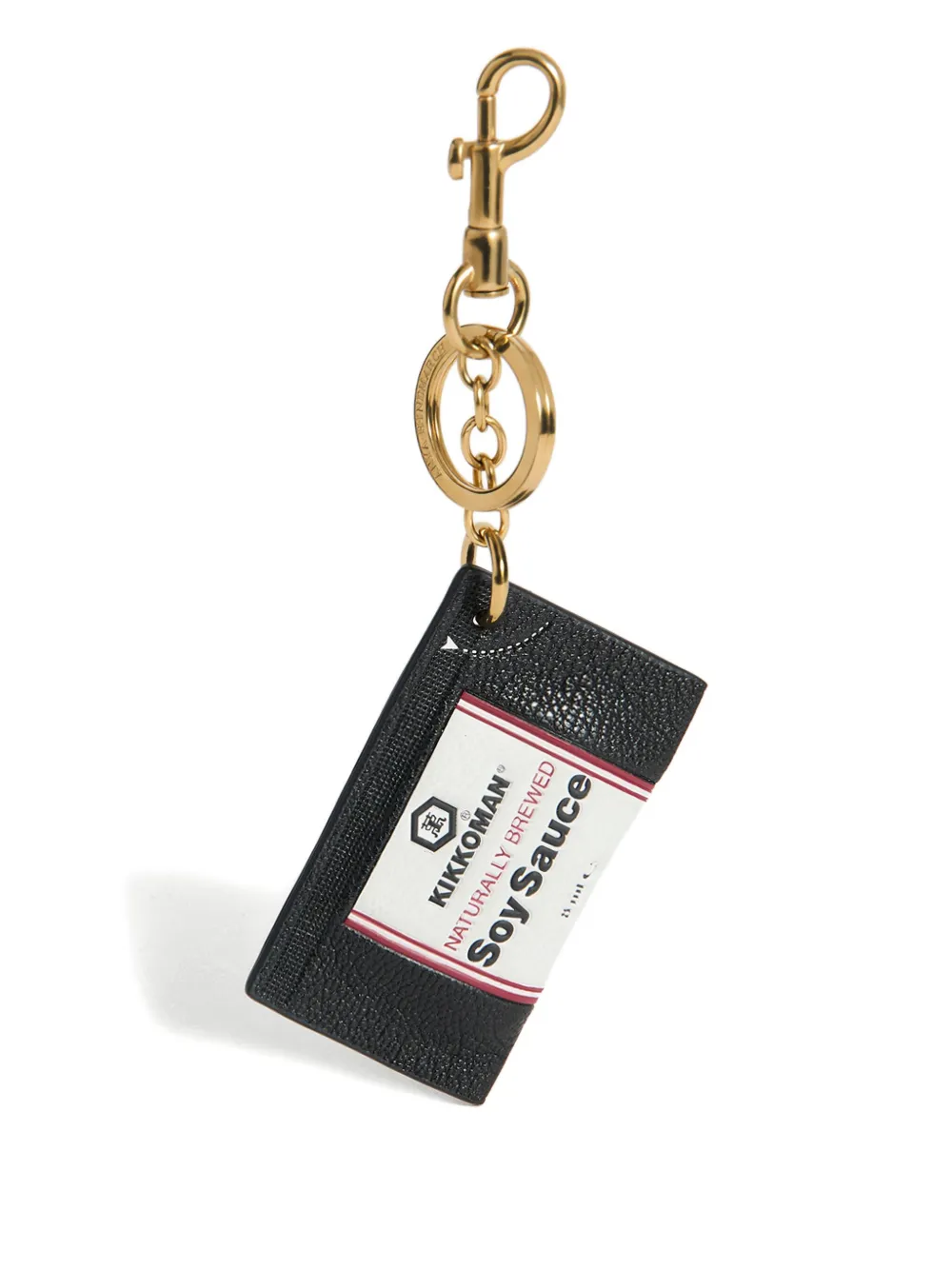 Anya Hindmarch Keychain Kikkoman Soy Sauce In Black
