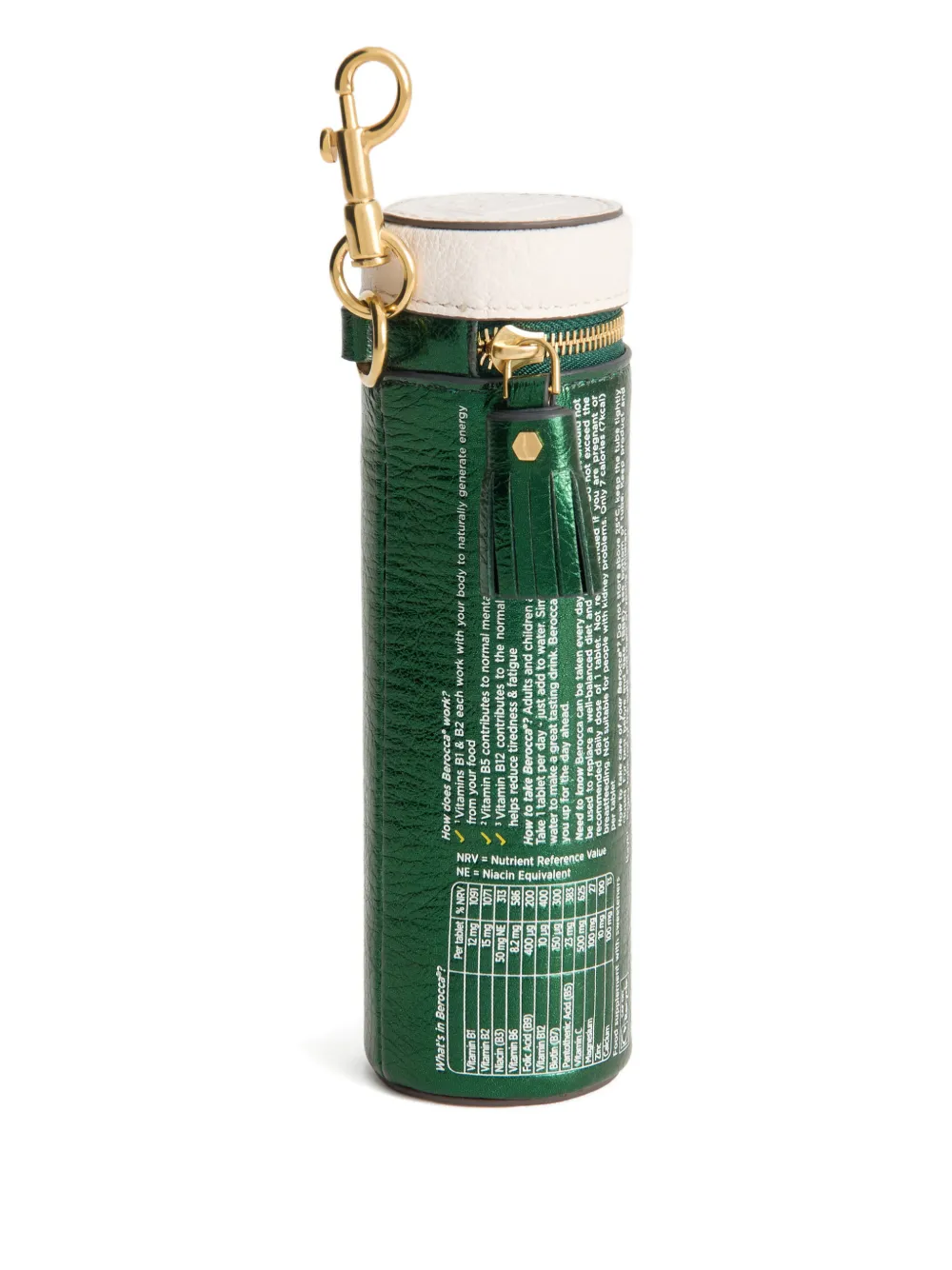 Anya Hindmarch Berocca portemonnee met kwastje - Groen