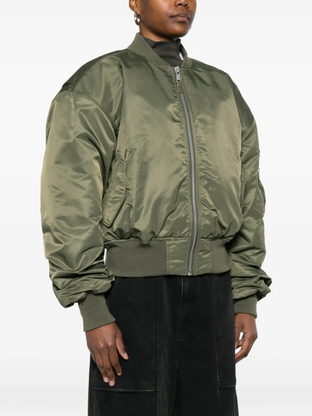  Entire Studios Broad Zip-fastening Bomber Jacket - Green 