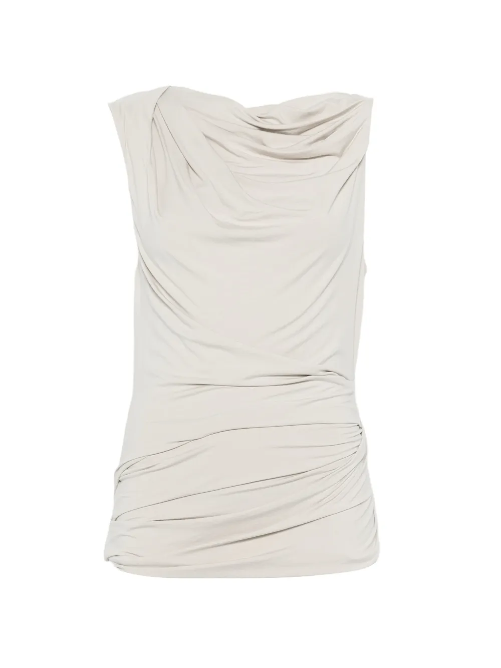 ENTIRE STUDIOS Drape gathered top - Grigio