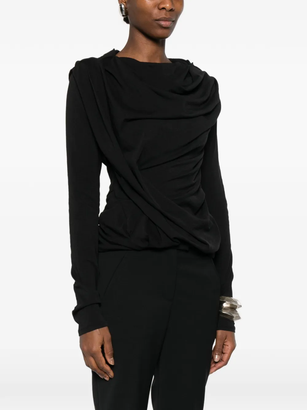  Entire Studios Long-sleeved T-shirt - Black 