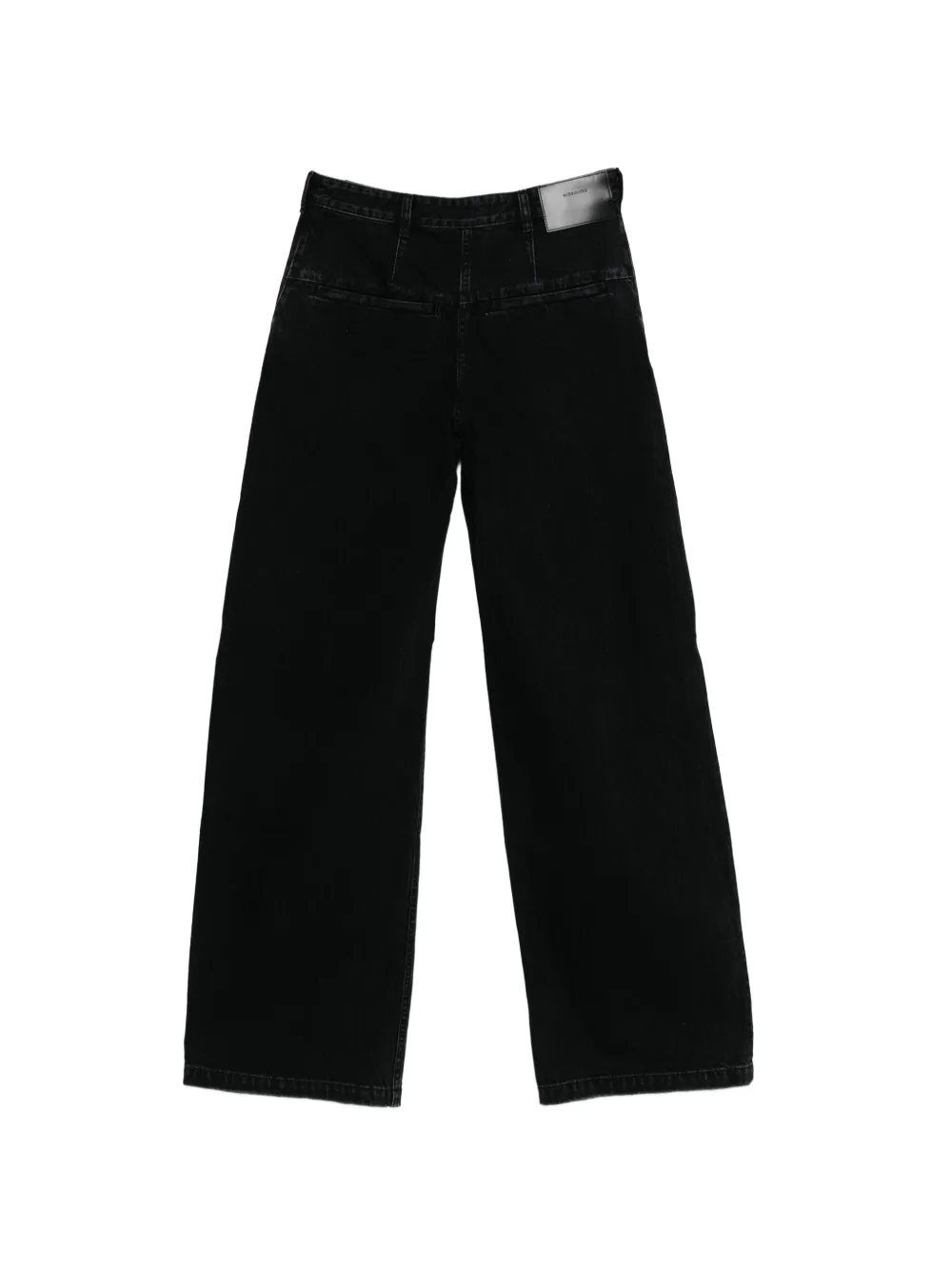  Entire Studios Cotton Wide-leg Jeans - Black 