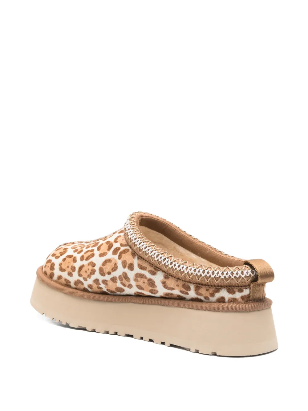 UGG Slippers met luipaardprint Beige