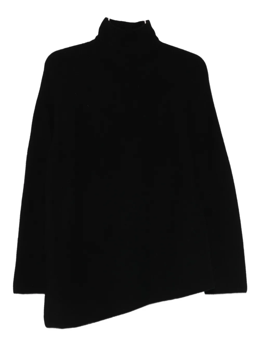 Christian Wijnants Koga Asymmetric Roll-neck Knitwear In Black