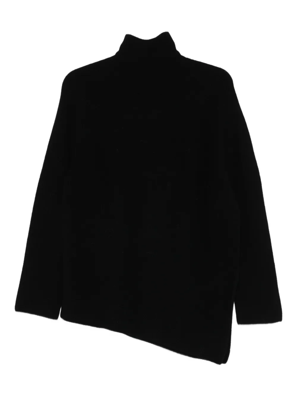 Christian Wijnants Koga Asymmetric Roll-neck Knitwear In Black