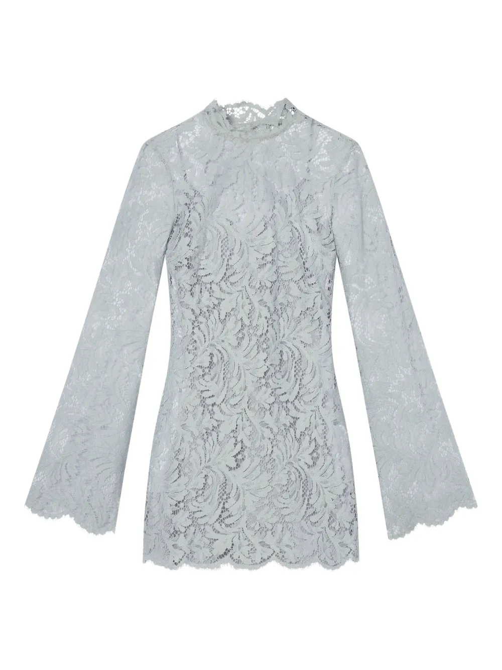 A.l.c Eden Lace Mini Dress In Blue