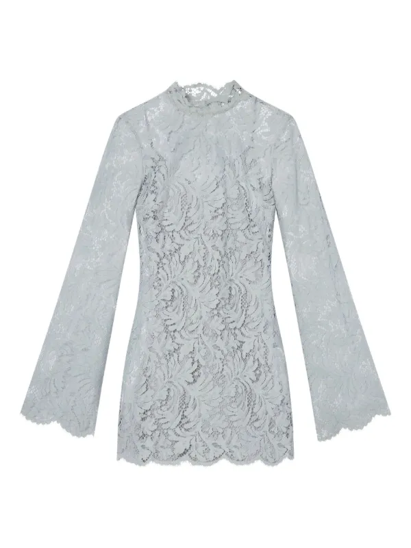 chinese dress ladies A.L.C. Women's Eden Lace Mini Dress in Ecru, Size 00 main image 0