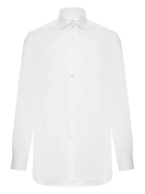 Kiton buttoned-cotton shirt