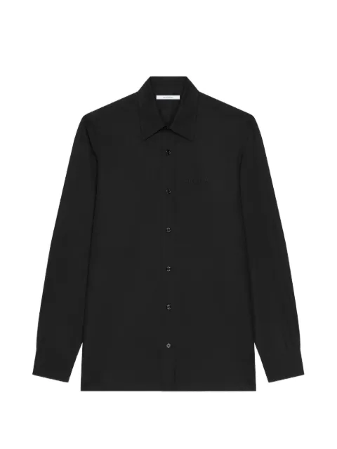 Givenchy Givenchy 刺绣府绸修身衬衫