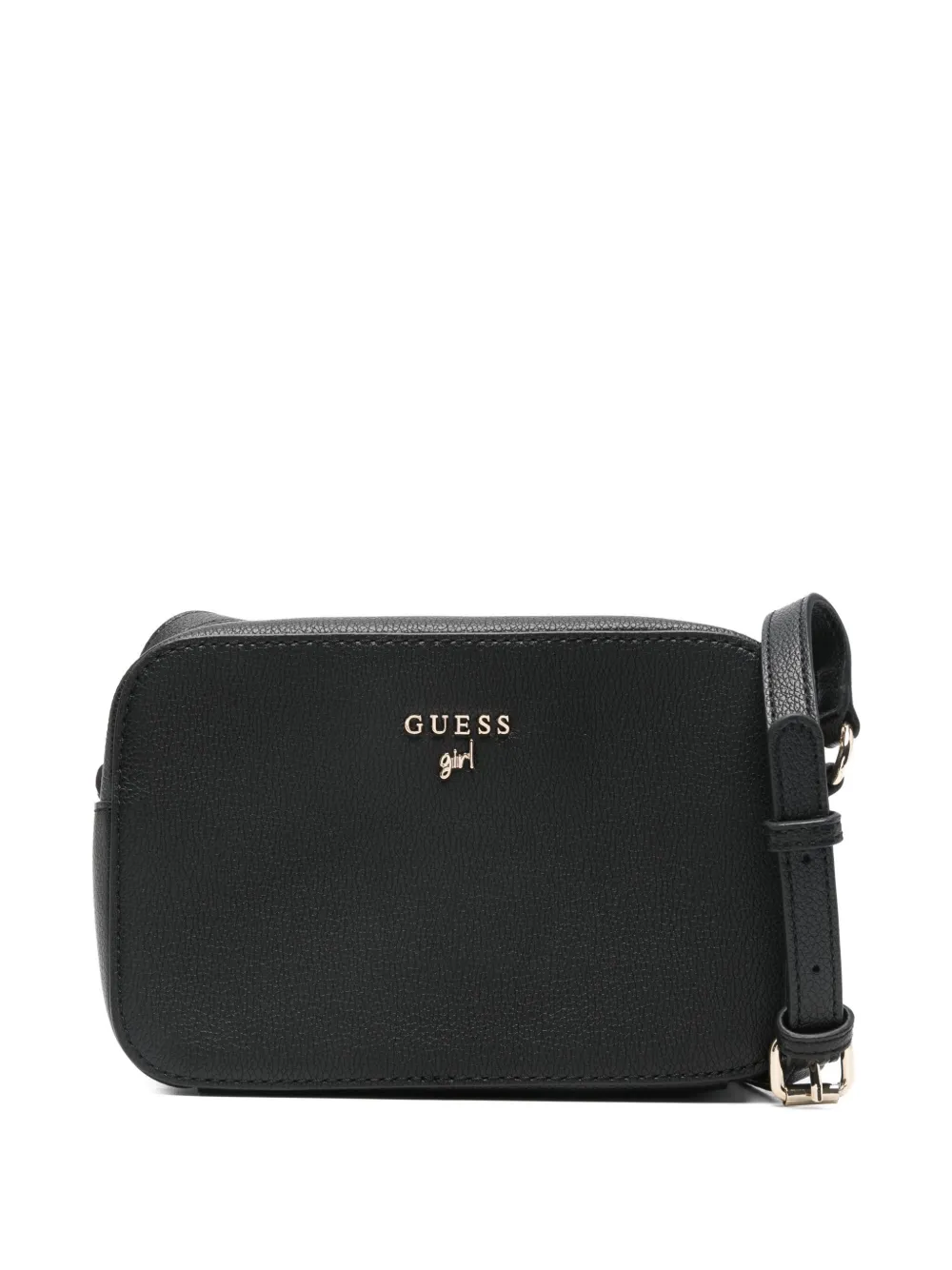 guess kids logo-plaque shoulder bag - Nero