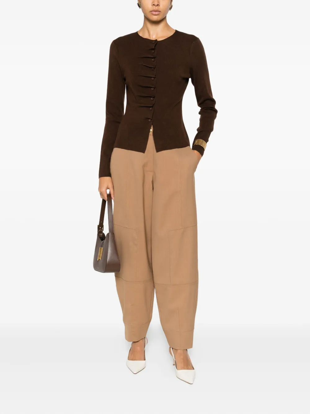 Suncoo Gamira Cardigan In Brown