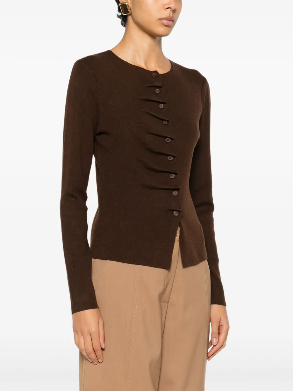 Suncoo Gamira Cardigan In Brown