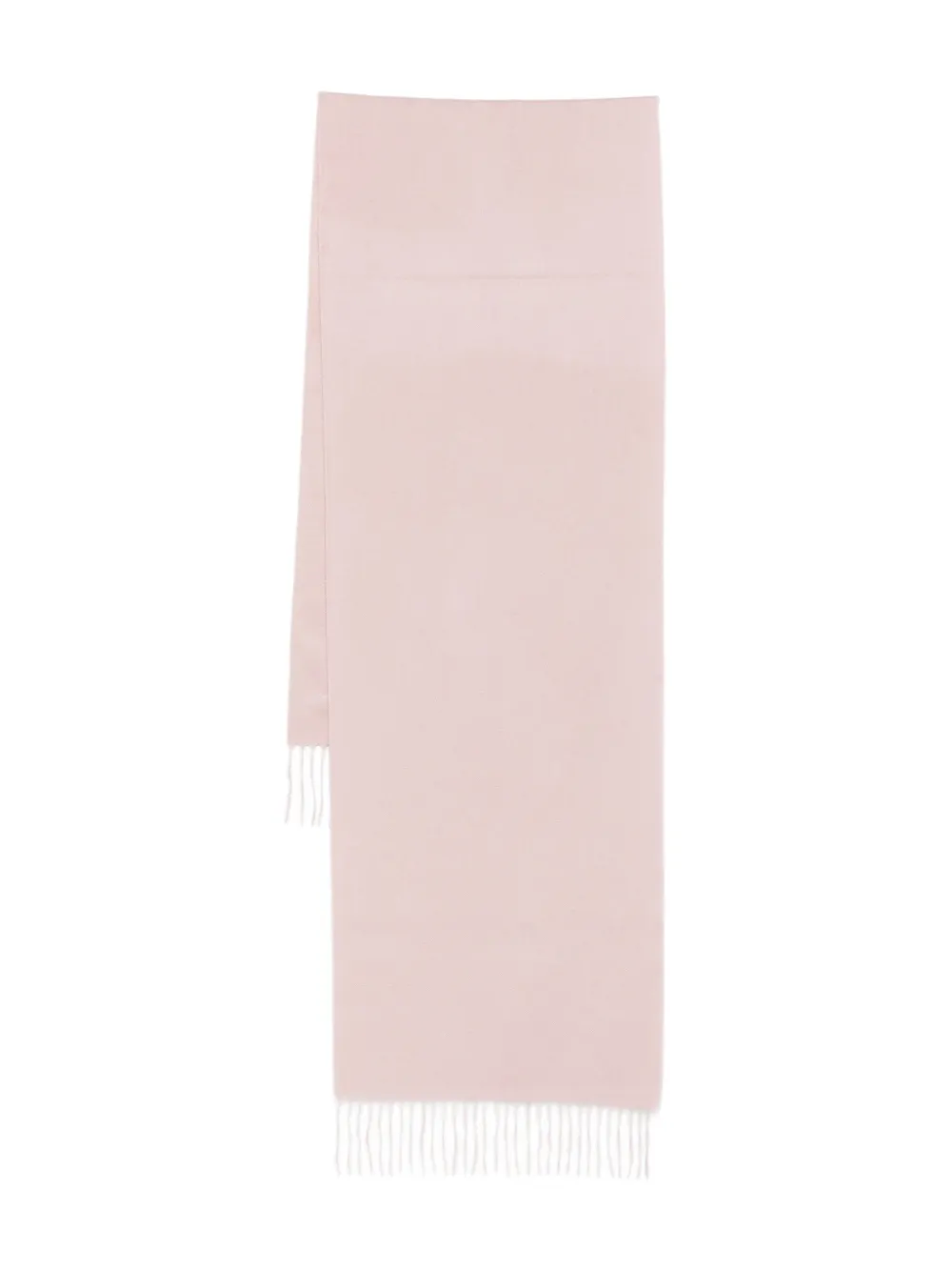 Begg x Co plain fringed scarf | Pink | Image 1