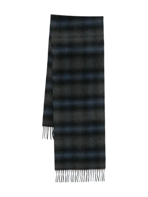 Begg x Co fringed plaid scarf