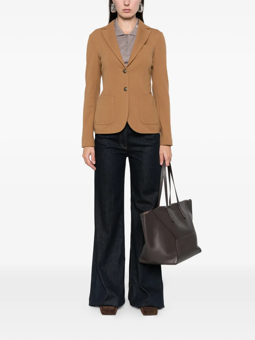 Circolo 1901 buttoned patch-pockets blazer | Blazers | Image 2