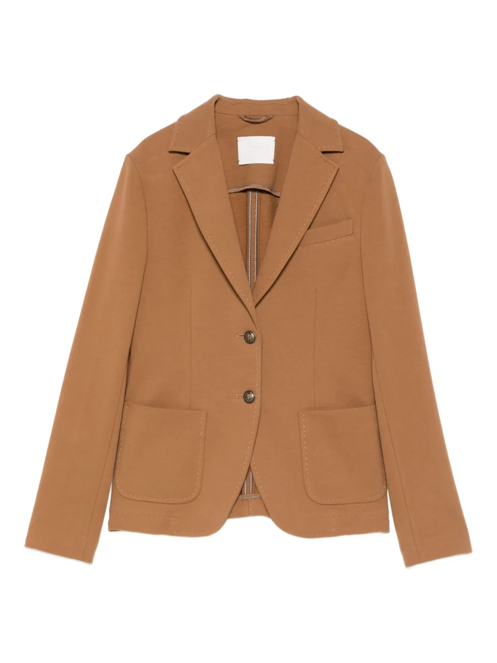 Circolo 1901 buttoned patch-pockets blazer | Brown | Image 1