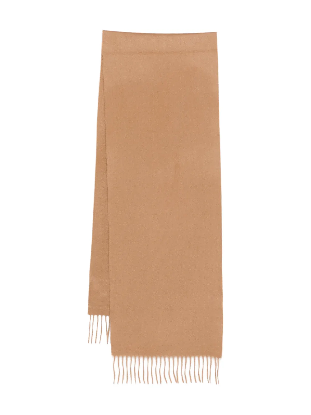 Begg x Co fringed plain scarf | Neutrals | Image 1