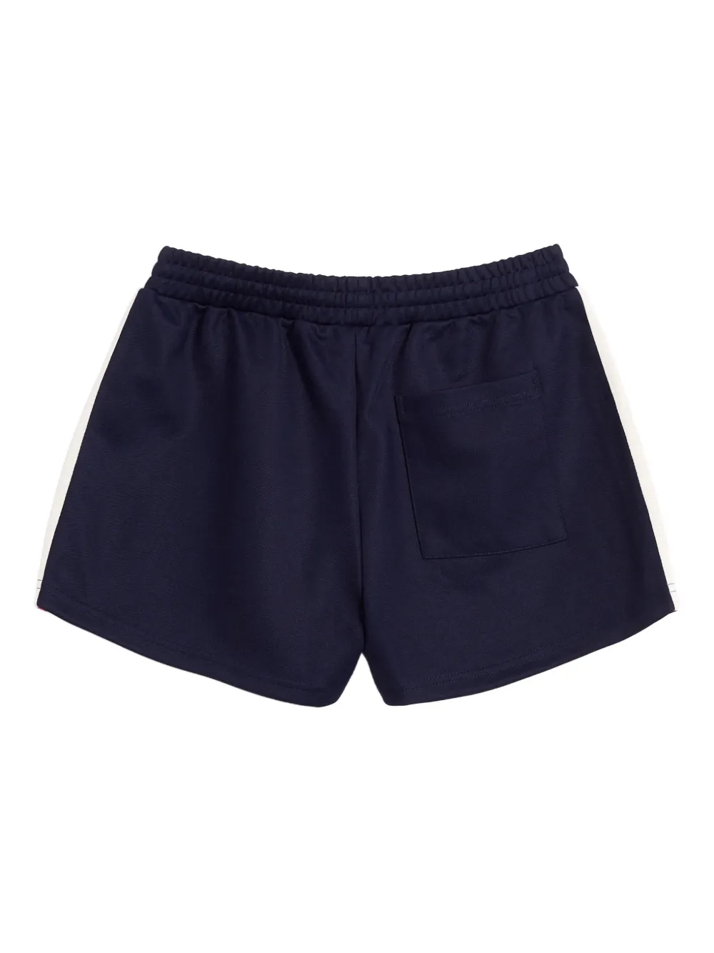 stripe logo shorts