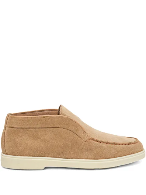 Santoni botines de gamuza