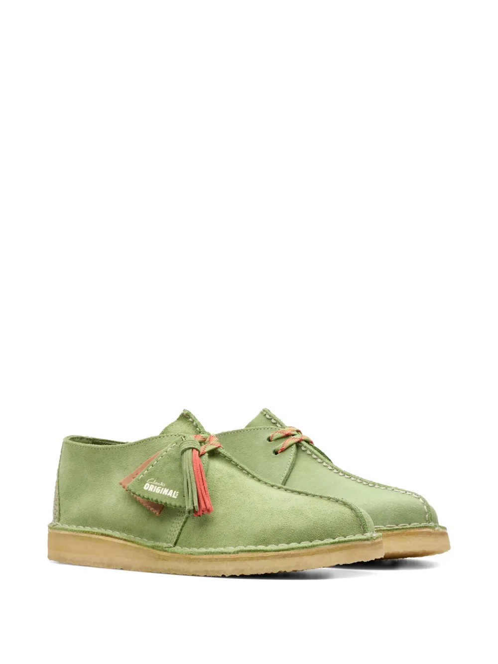 Clarks Originals Desert Trek derby schoenen Groen