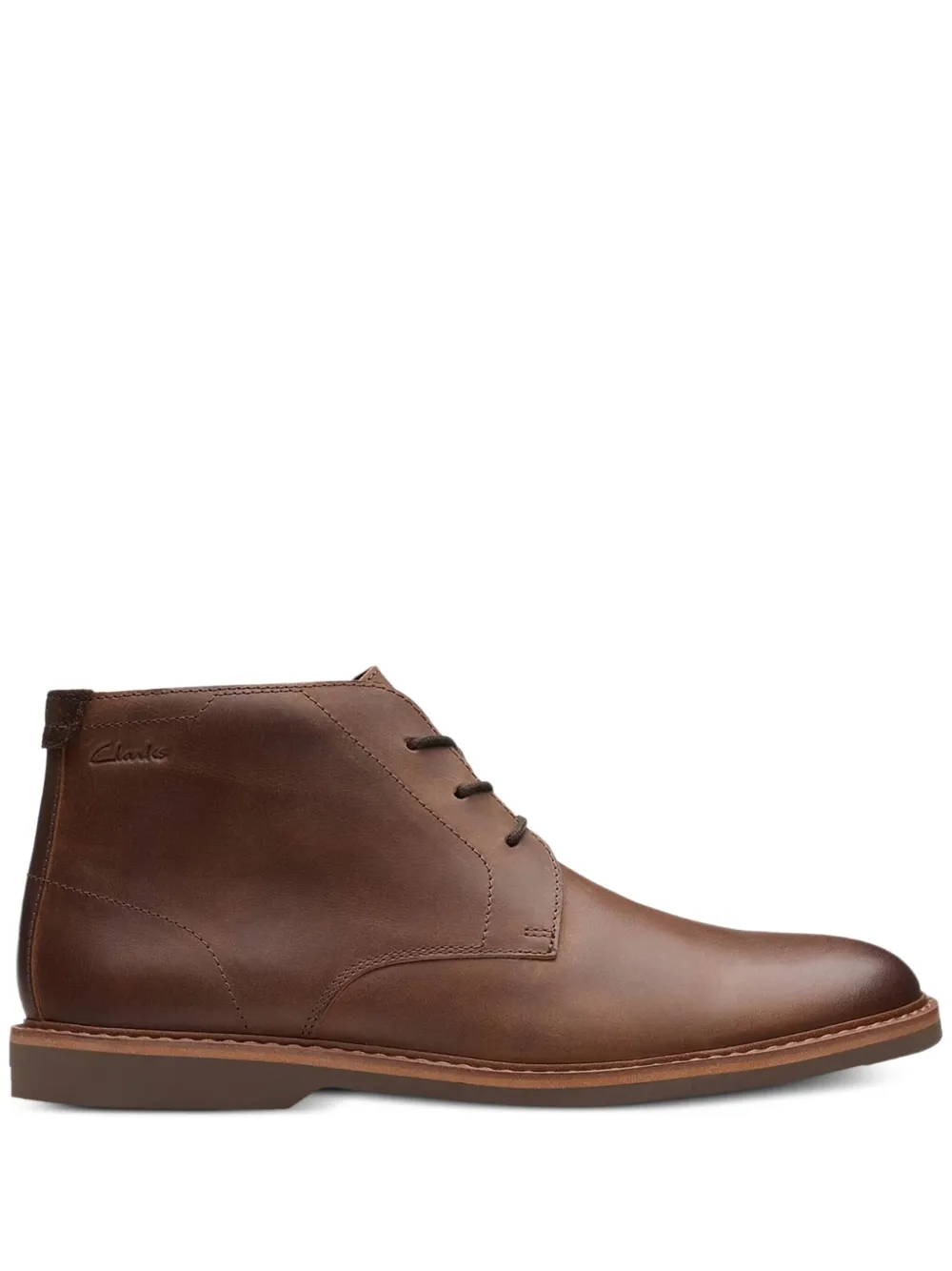 Clarks Originals bottines Desert en cuir | marron | Image 1