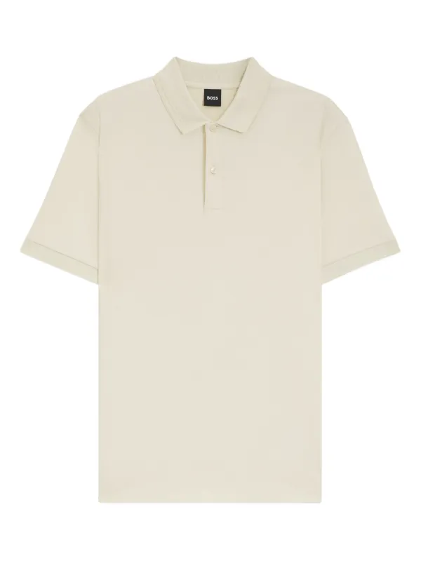 BOSS ベージュ ポロシャツ　新品 BOSS ポロシャツ | ニュートラル | FARFETCH JP