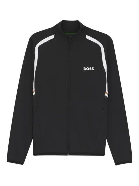 BOSS zip stripe sweatshirt