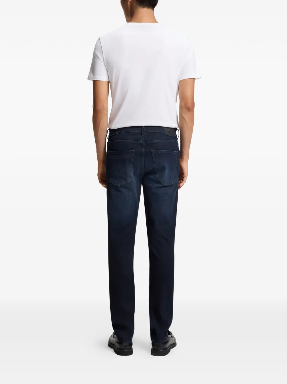  Boss Logo Patch Jeans - Blue 