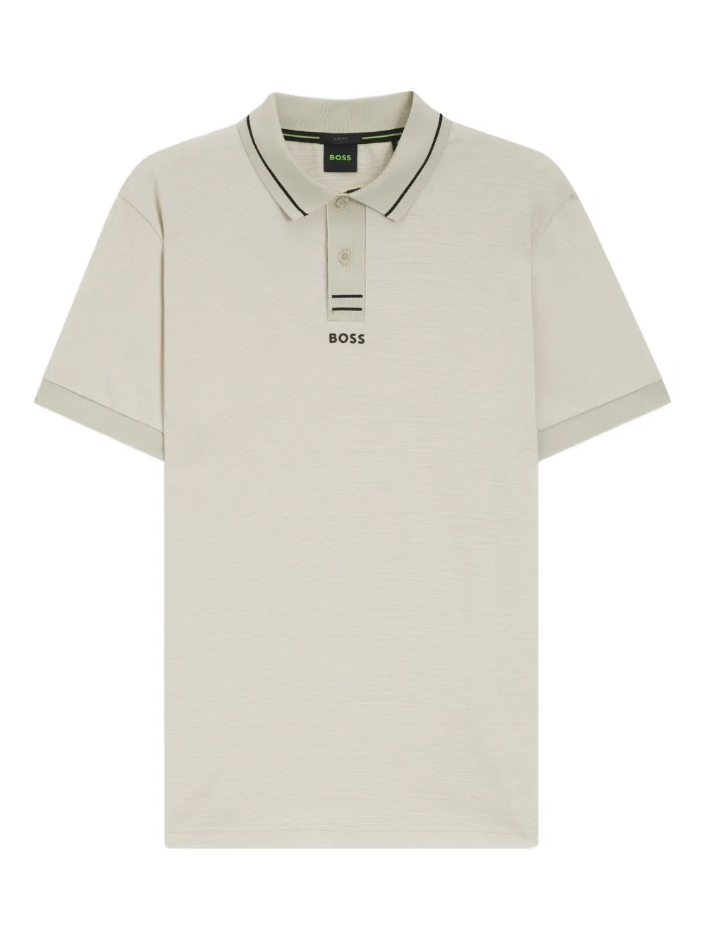 BOSS Polo con dettaglio logo - Toni neutri