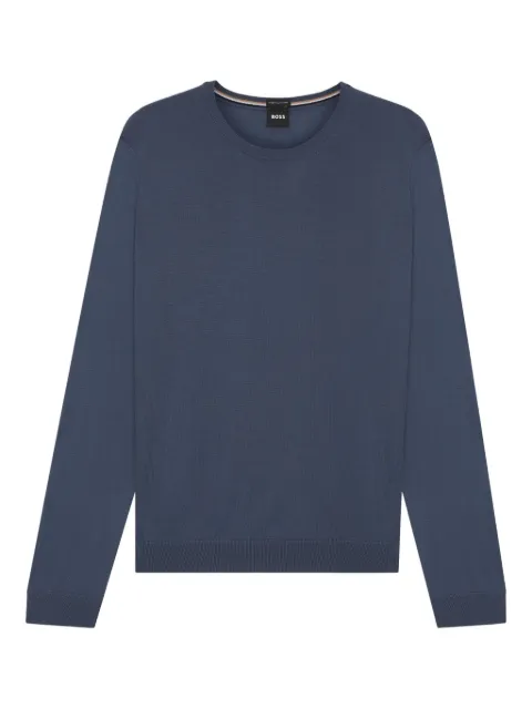 BOSS crew-neck wool pullover