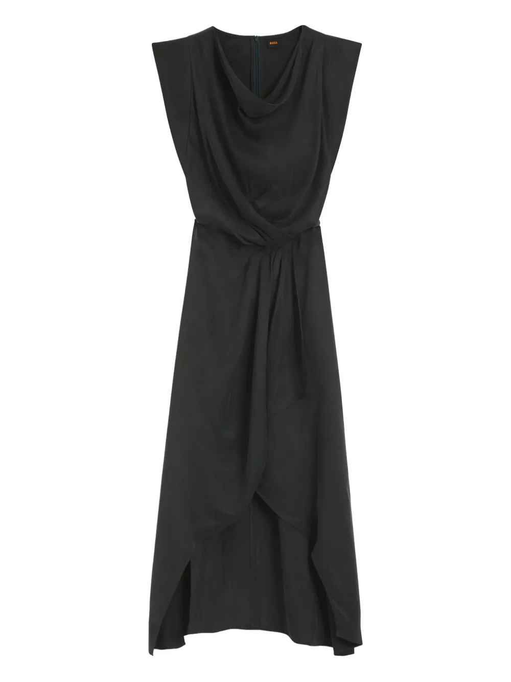 BOSS Abito midi a portafoglio - Grigio