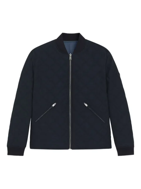 BOSS Jaqueta matelassê com zíper