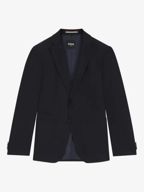 BOSS Blazer met enkele rij knopen