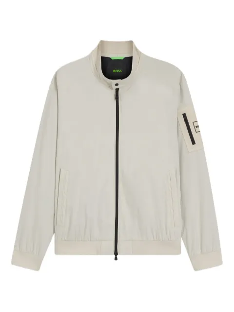 BOSS zip patch-pocket jacket