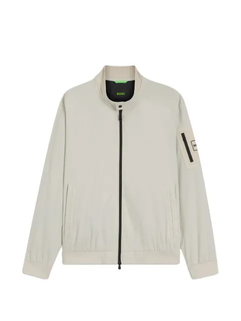 BOSS double-piping blouson jacket with water-repellent finish