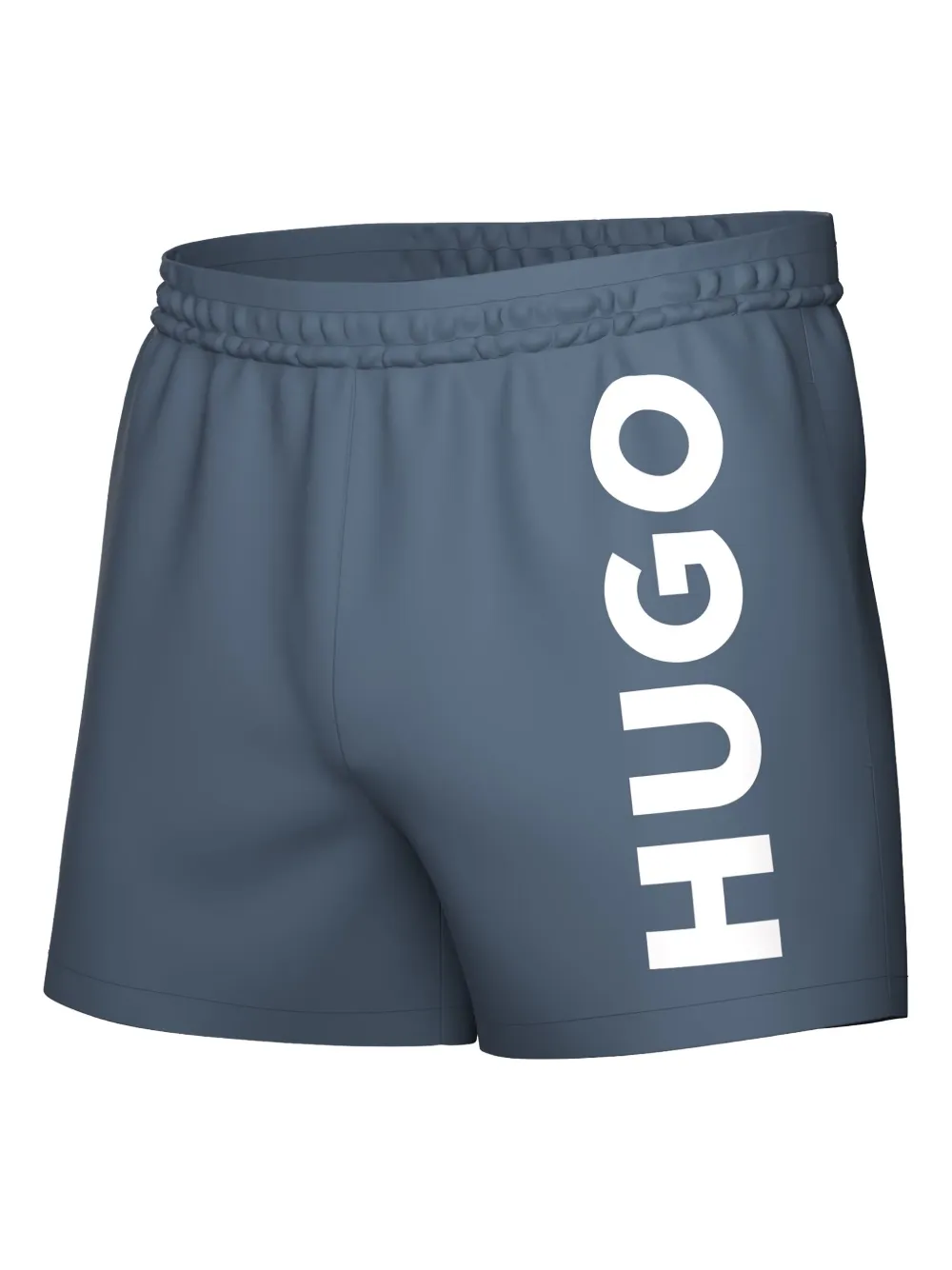 HUGO Zwembroek met logo Blauw