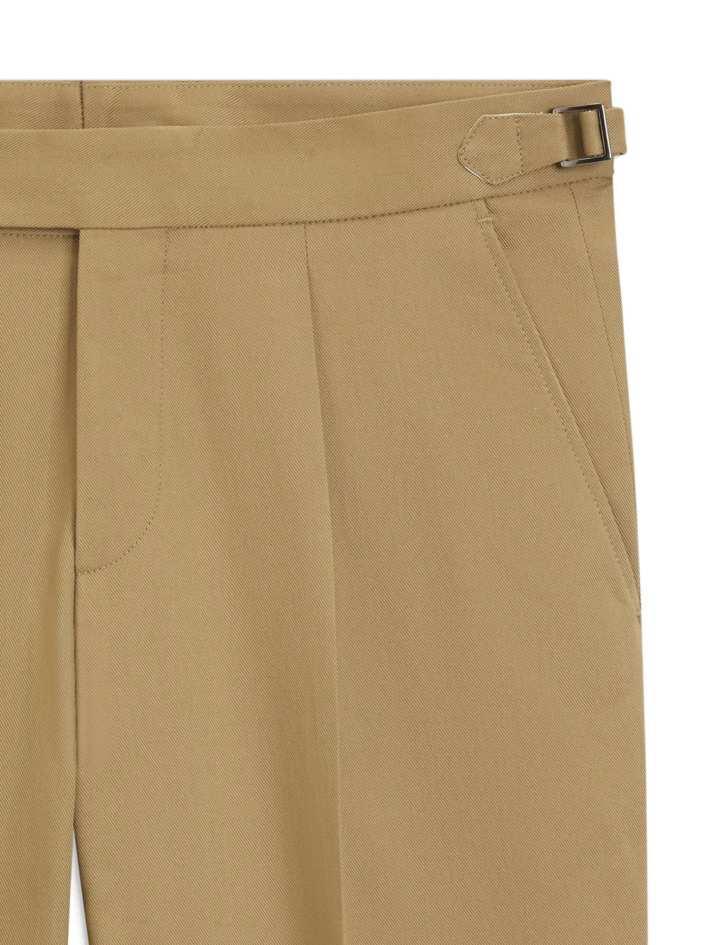BOSS Pantalon met gespsluiting - Beige