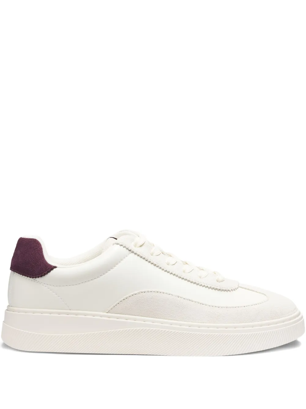 HUGO lace-up panelled sneakers | White | Image 1