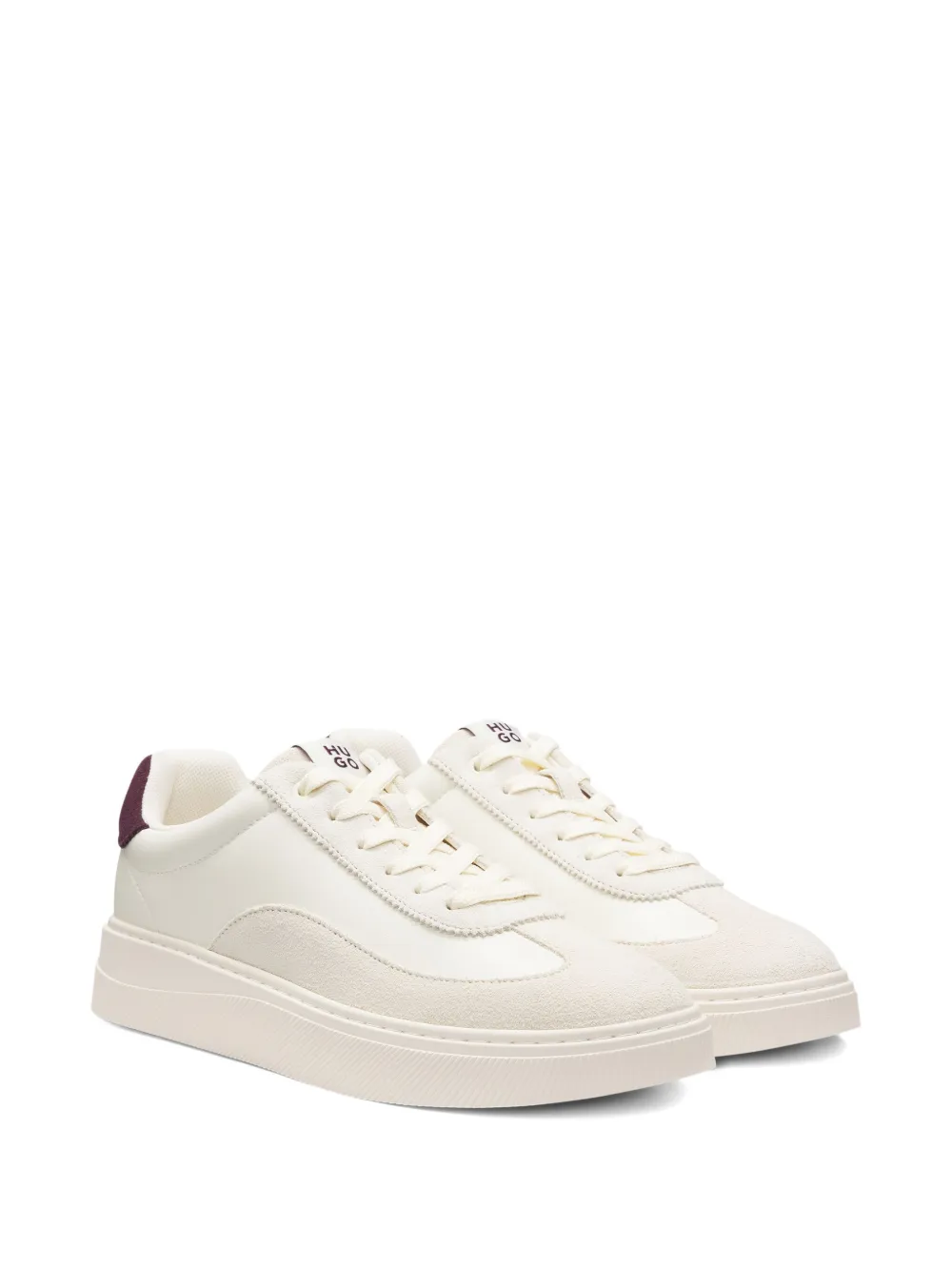 HUGO lace-up panelled sneakers | Low-Tops | Image 2