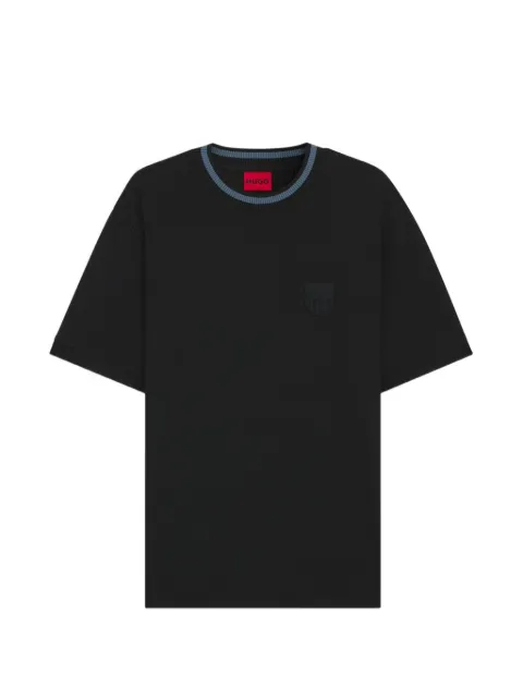 HUGO logo-patch t-shirt