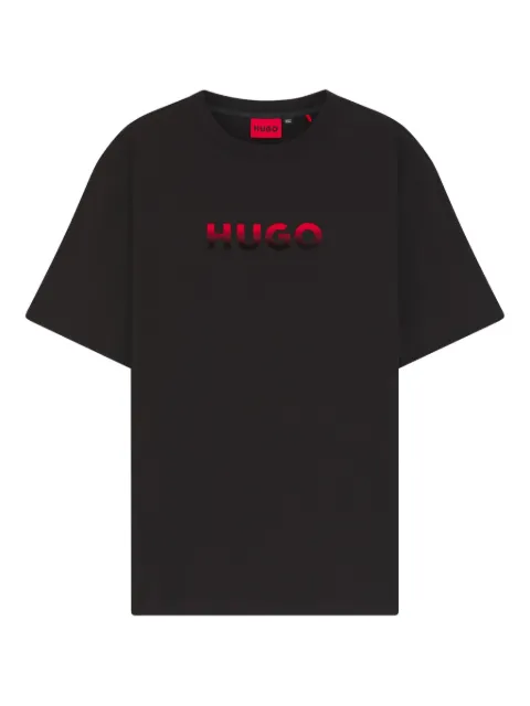 HUGO Camiseta lounge com logo