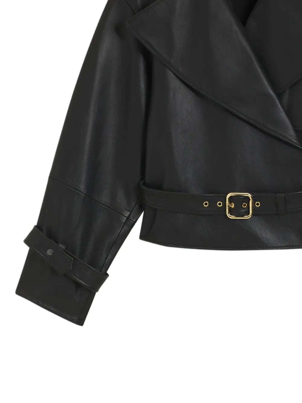  Hugo Belted Jacket - Black 