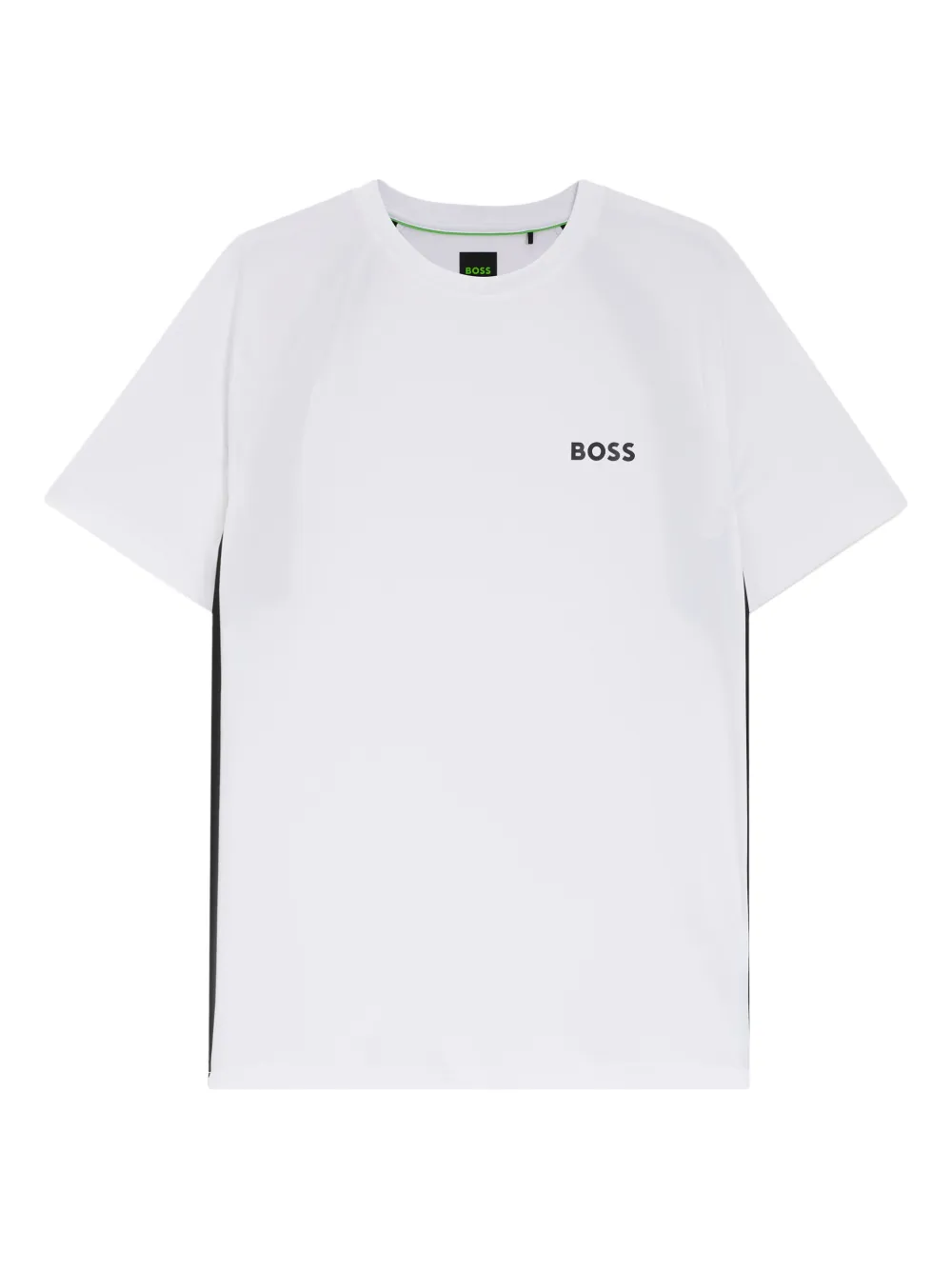 BOSS T-shirt con righe laterali - Bianco