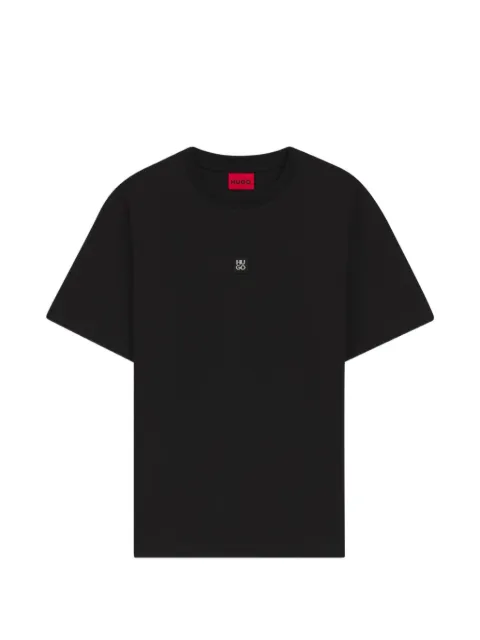 HUGO logo-plaque T-shirt