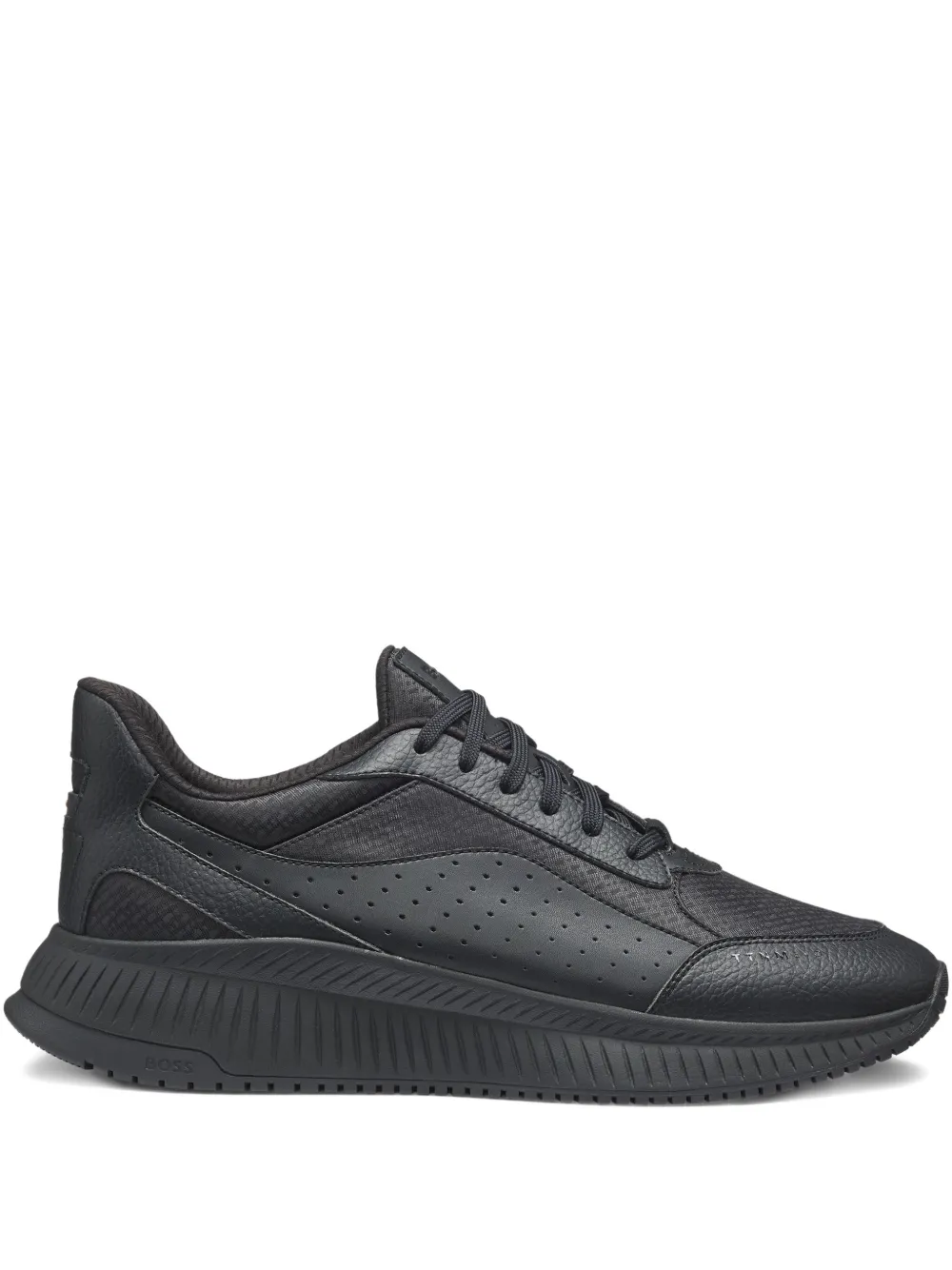 BOSS Perforierte Sneakers - Schwarz