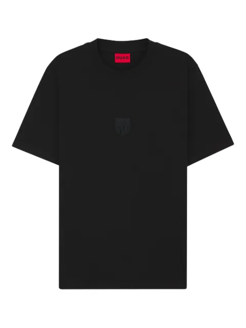 HUGO logo-appliqué t-shirt