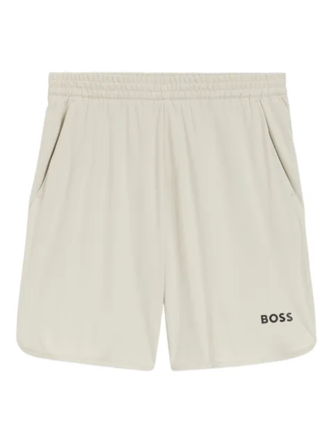 BOSS logo track shorts