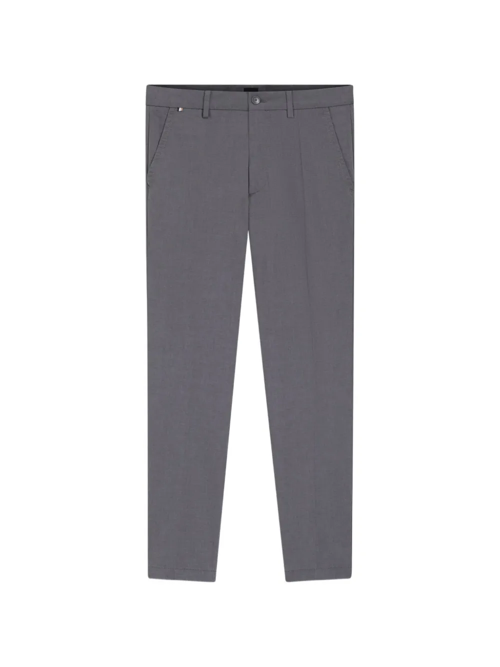 BOSS Slim-fit broek van stretch-katoen Grijs