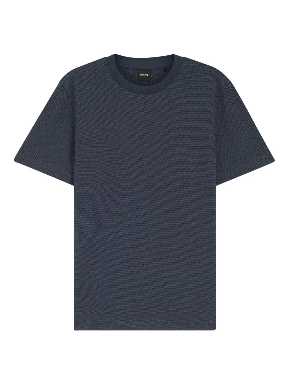 BOSS textured T-shirt – Blue BOSS textured T-shirt – Blue