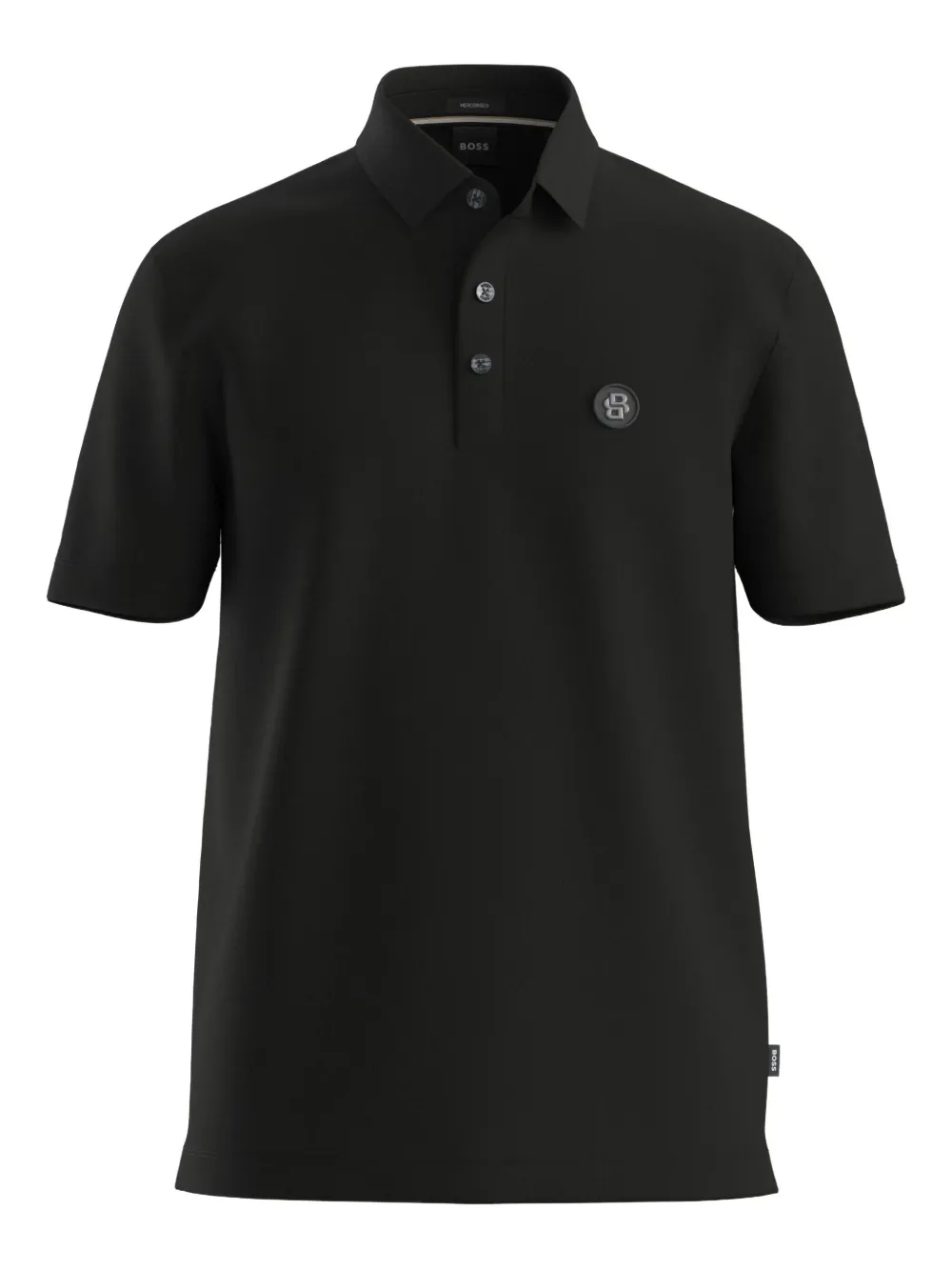 BOSS polo con logo - Nero